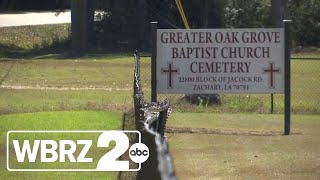 Reckless driving damages 130-year-old cemetery in Zachary for the fourth time