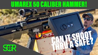 50 Caliber Airgun Vs A Safe Umarex Hammer - Review And 100 Yard Testing