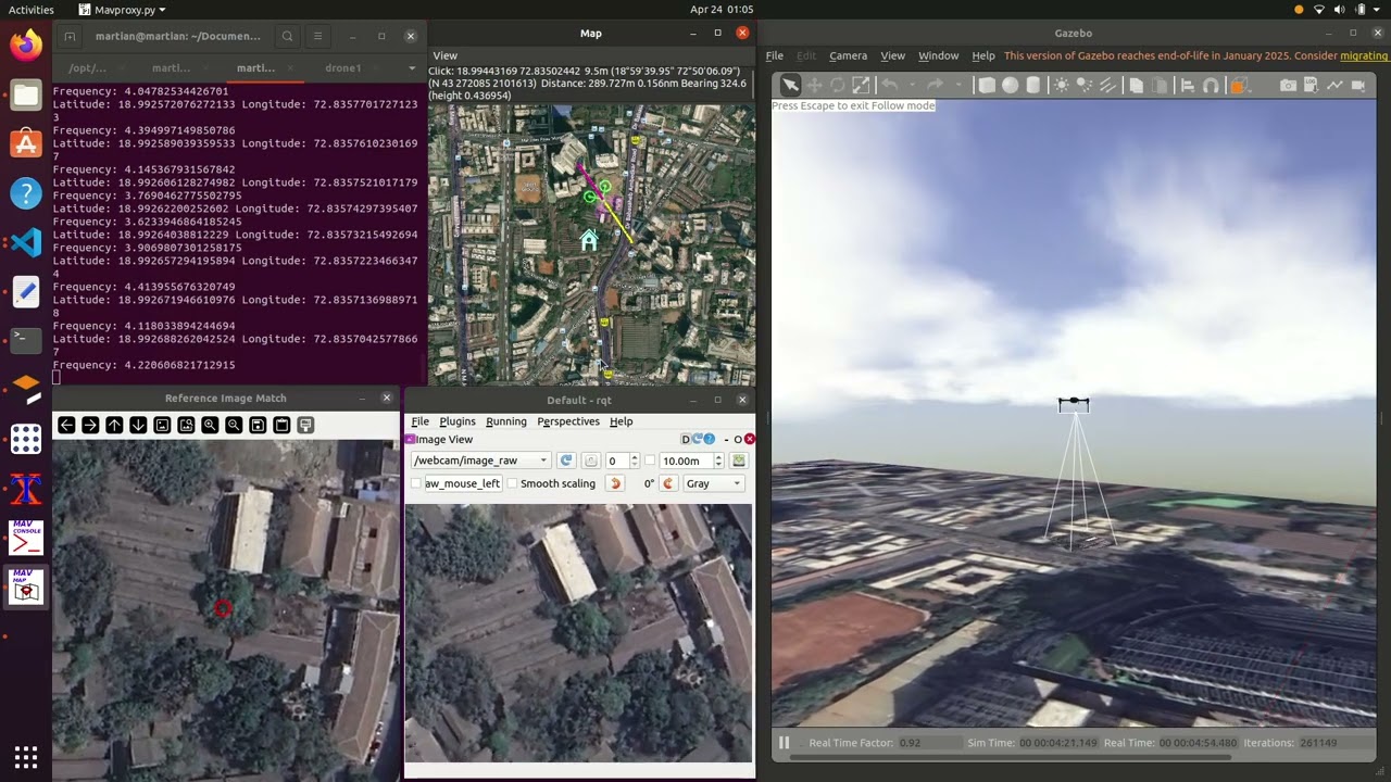 Visualising reference image matches