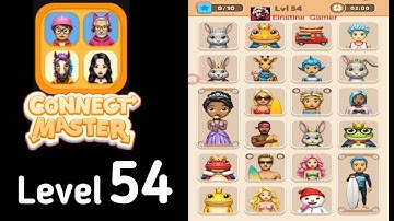 Connect Master Match Puzzle level 54 Guide Walkthrough Solution