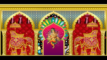 Lord Ganesh Background Animated Video Free Download Vj Loop 2 Mapping #vjlife #mapping #resolume