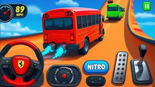 Mega Ramp Bus Impossible Racing - Bus Simulator Ramp Stunt Android Gameplay  screenshot 3