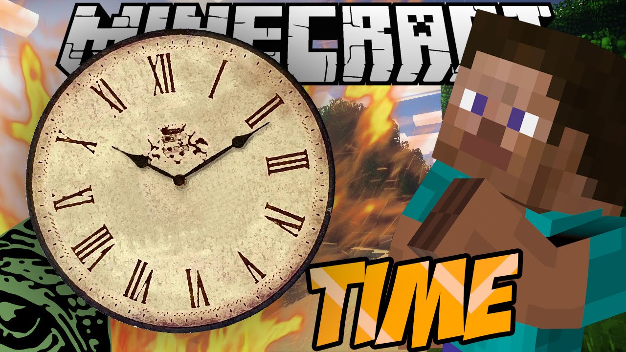 Minecraft mody! KONTROLUJ CZAS! TIME MOD YouTube