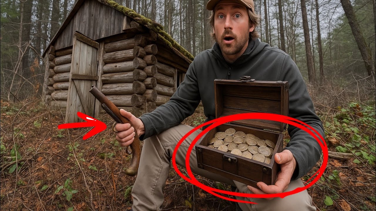 I Found a Gold Rush Treasure Hidden Under This Forgotten Cabin - YouTube