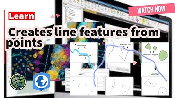 Arc GIS tutorial: Creates line features from points  ! convert point to line