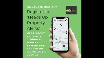 Register for Heads Up Property Alerts | The Property Cloud