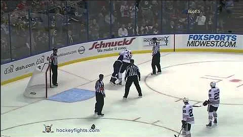 John Scott vs Brad Winchester Oct 22, 2010