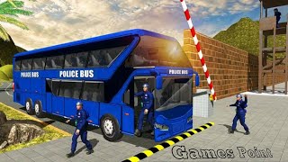 US Mountain Police Bus Driving Simulator Android Gameplay 2021 screenshot 2