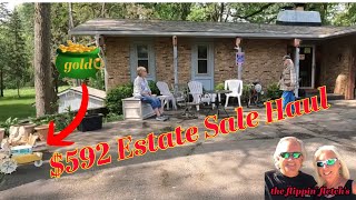 Leslie & I hit a pot of gold at this estate sale to resell in our eBay Store and on FB Marketplace
