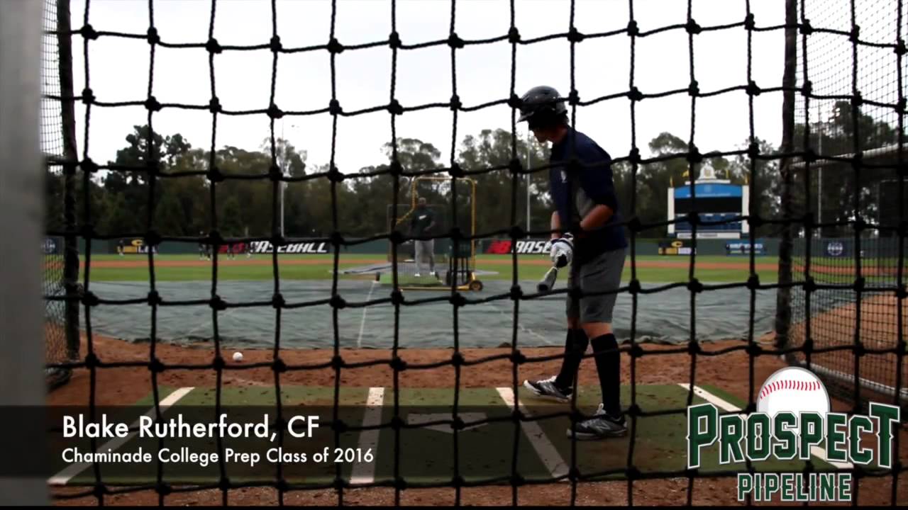 Blake Rutherford Prospect Video, CF, Chaminade College Prep Class of ...