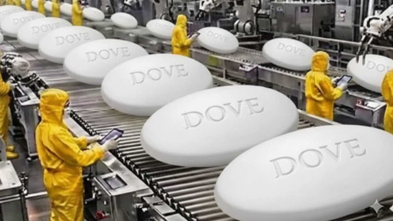 How Lux/Dove Soap is Produced in America | Full Factory Tour