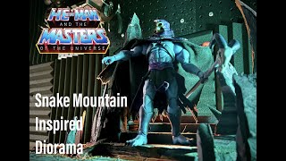Masters of the Universe Snake Mountain Inspired Diorama