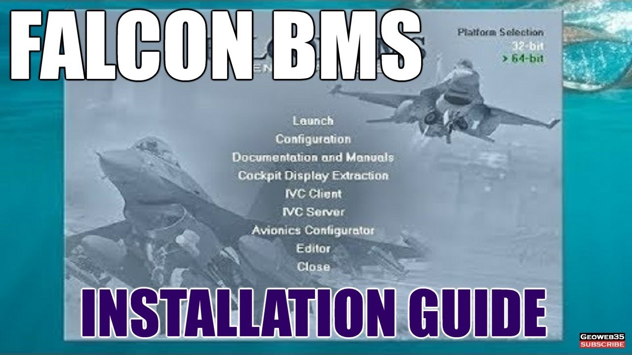 How to install Falcon BMS 4 33 U4 (2018)