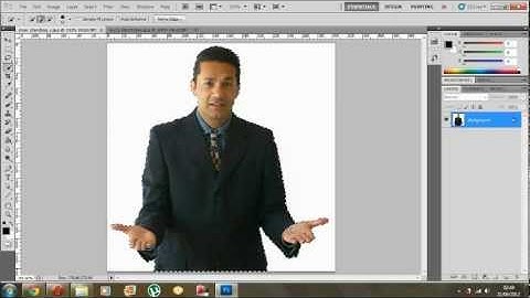 Basic use of the Quick selection tool in Photoshop CS5 (Tutorial) |SBS Studio|