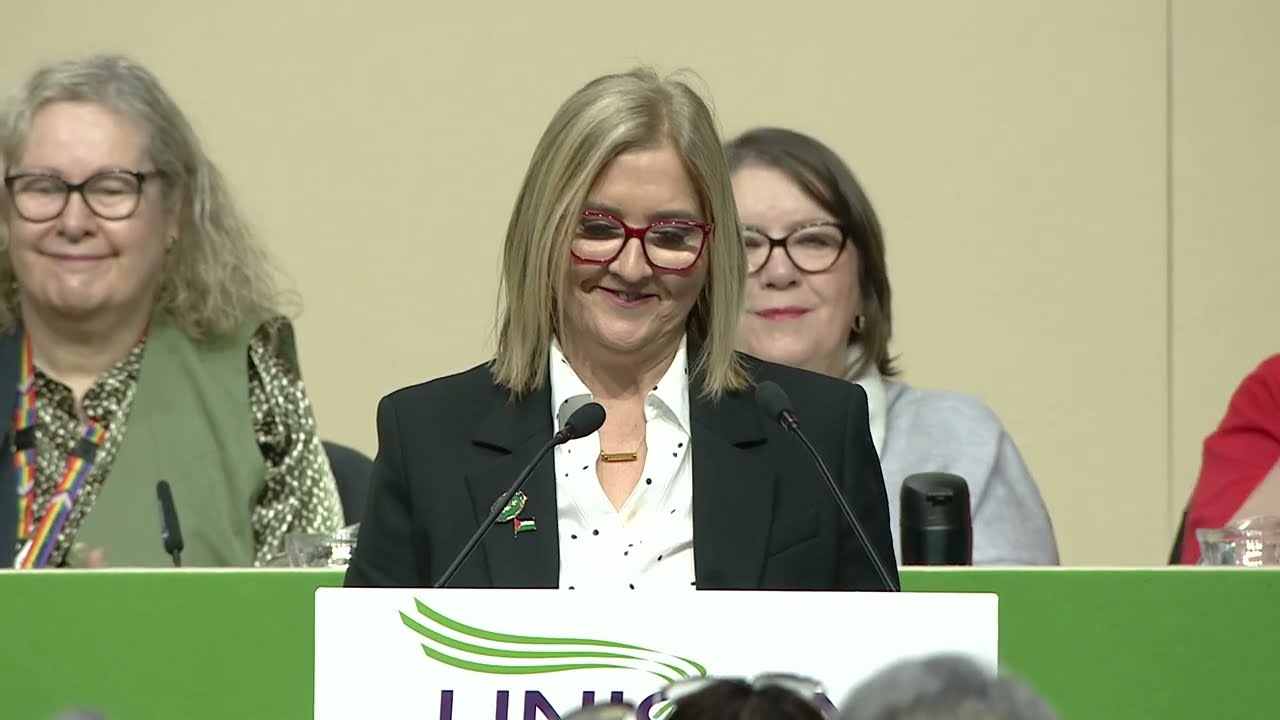 UNISON President Catherine McKenna addresses women’s conference 