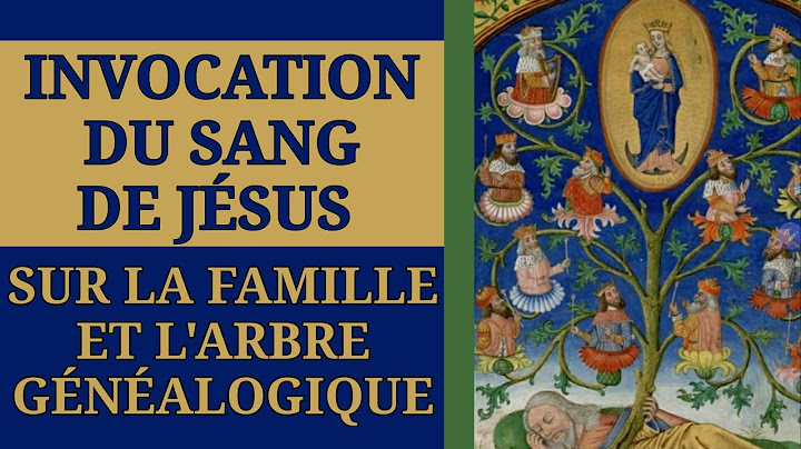 ✨️ INVOCATION du SANG de JÉSUS sur LA FAMILLE et L'ARBRE GÉNÉALOGIQUE ✨️