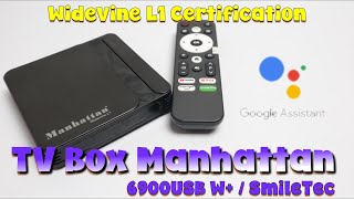 Manhattan 6900USB W  TV Box SmileTec Widevine L1 Certification 1 Year Official Warranty
