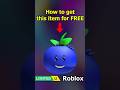 FREE UGC LIMITED - HOW TO GET UGC Winning Blueberry Head #roblox #freeugc #ugc