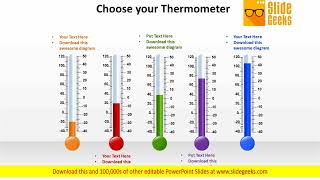 Powerpoint Layouts Sales Choose Your Thermometer Ppt Slide