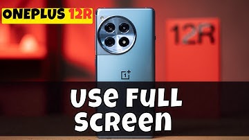 Oneplus 12R Full screen Display || Full Screen Display Settings || Use Full Screen