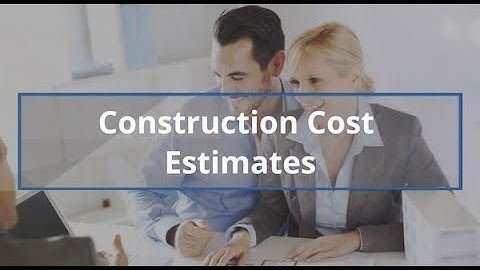 Schoenberg Construction Cost Estimates Video