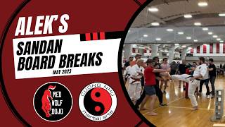 Sensei Alek's Sandan Board Breaks (3rd Degree Black Belt) - Red Wolf Dojo - Cuong Nhu Martial Arts