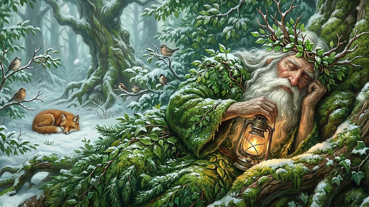 The Woodland King of Winter - Soothing Celtic Music for Snowy Nights