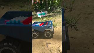 🚚RC Truck Carrying Tiny House 🏡Materials #shorts #ytshorts # #toys
