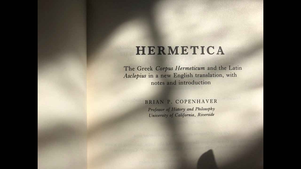 Copenhaver's Hermetica II