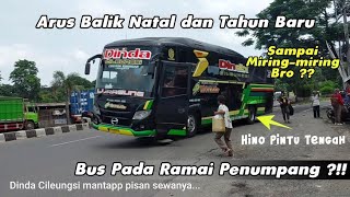 Ramai Arus Balik Liburan.. Luragung Dinda CILEUNGSI❗Pesona Bus Scorpion King Slendang Geprek