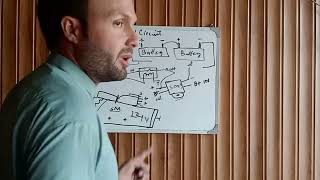 24VDc Starter motor wiring explain Cat 3406, C15, C18 Engine starting circuit