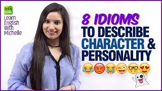 8 English Idioms To Describe Personality & Character  Type 😂😭😈👻 | Improve English Communication