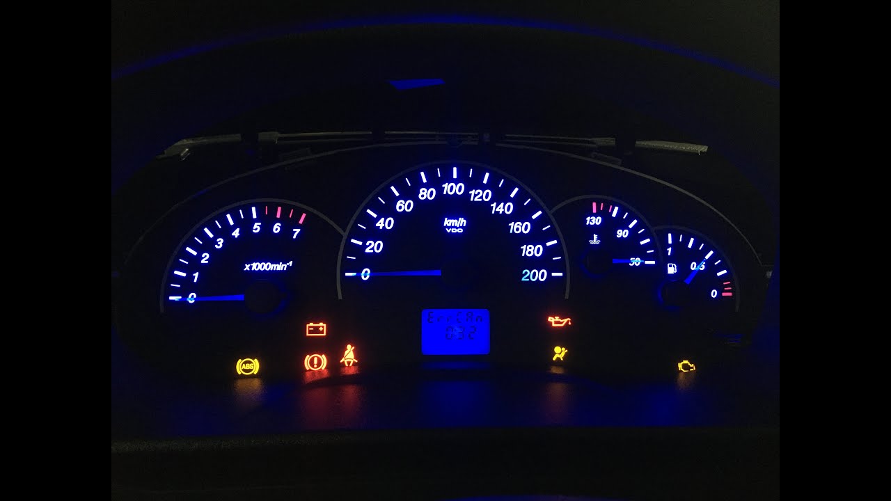 #28 Нива 1989 подсветка щитка приборов v2.0b - YouTube