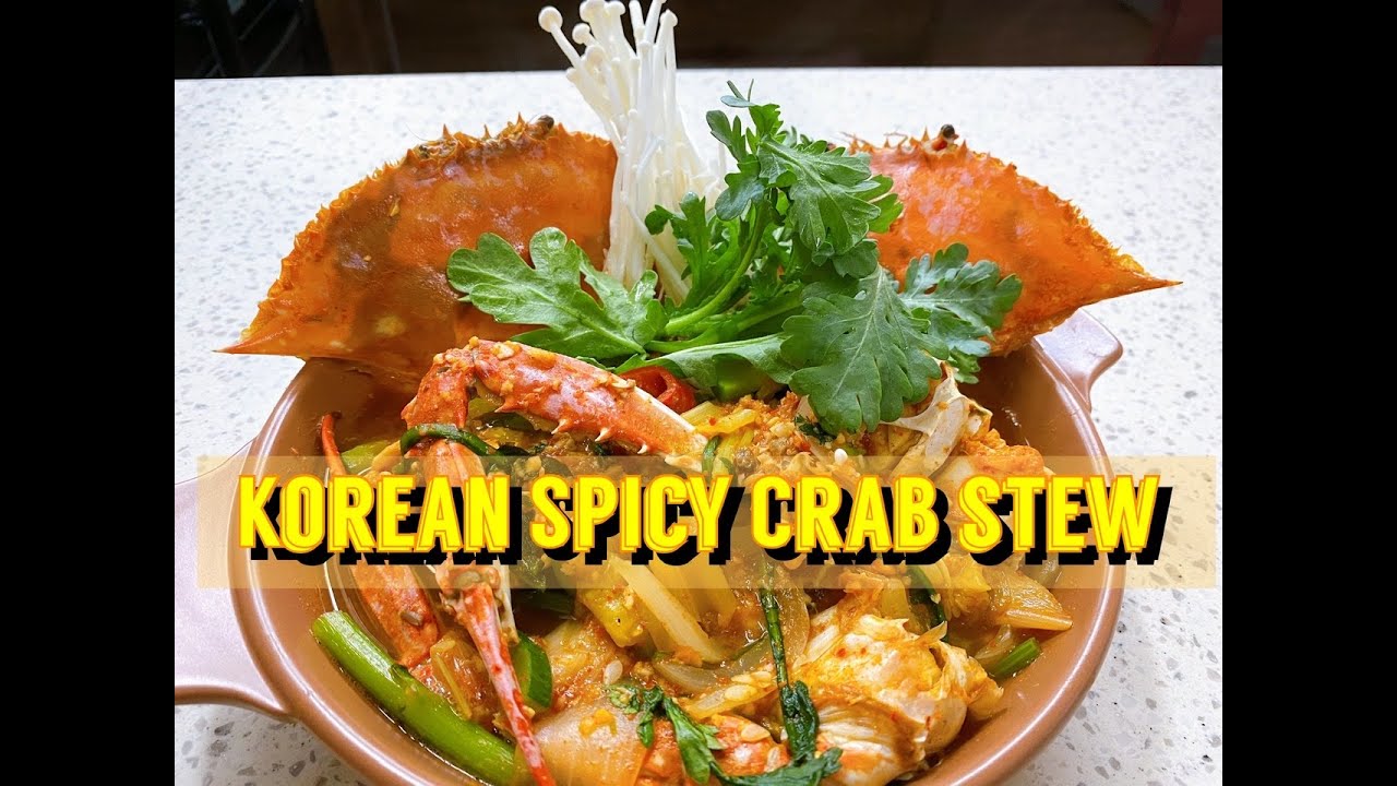 How To Cook Korean Spicy Crab Stew kkotgetang 꽃게탕 YouTube