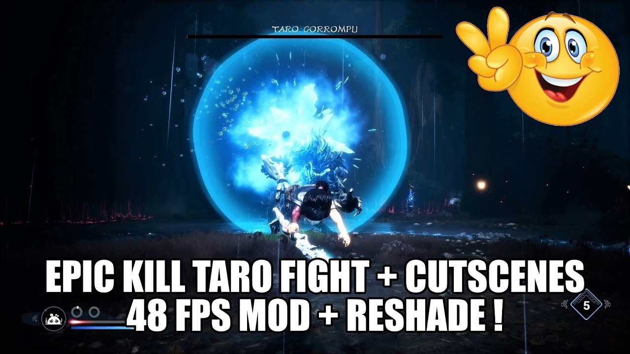 Kena  : Taro boss fight 48 fps cutscenes reshade !