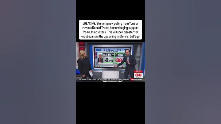 BREAKING: Stunning new polling from YouGov reveals Donald Trump hemorrhaging support from Latino