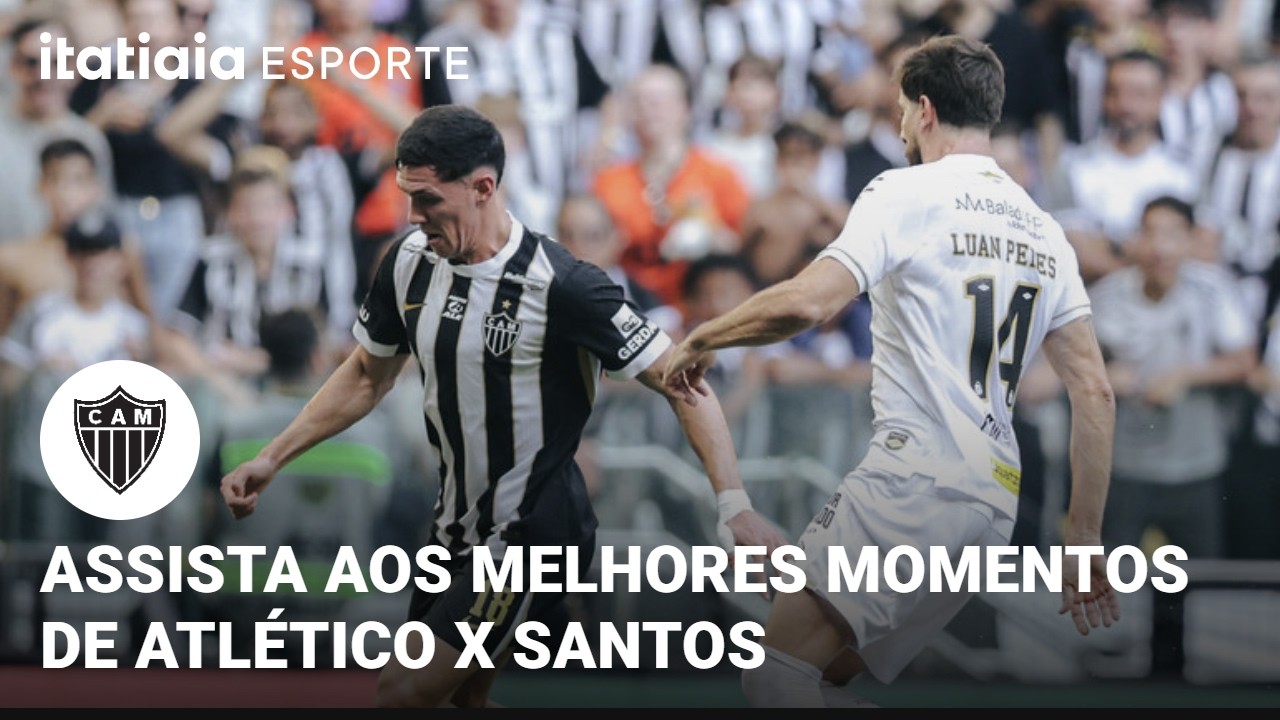 VEJA OS MELHORES MOMENTOS DA VIRADA DO ATLÉTICO SOBRE O SANTOS