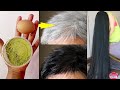 Only 2 minutes white hair turn black naturally ! natural hair growth tips with egg ! long hair tips