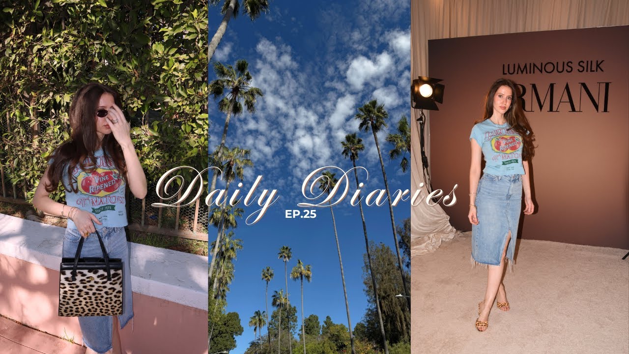 LA diaries | date night, armani beauty event and recording new music | vlog ep.25