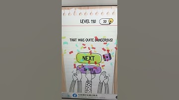 Brain Test Level 110 Help him get back his wallet, please