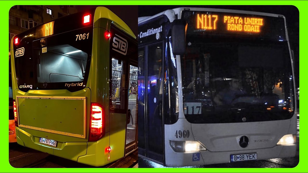 AUTOBUZE PE LINIILE DE NOAPTE + CĂLĂTORIE PE LINIA N102