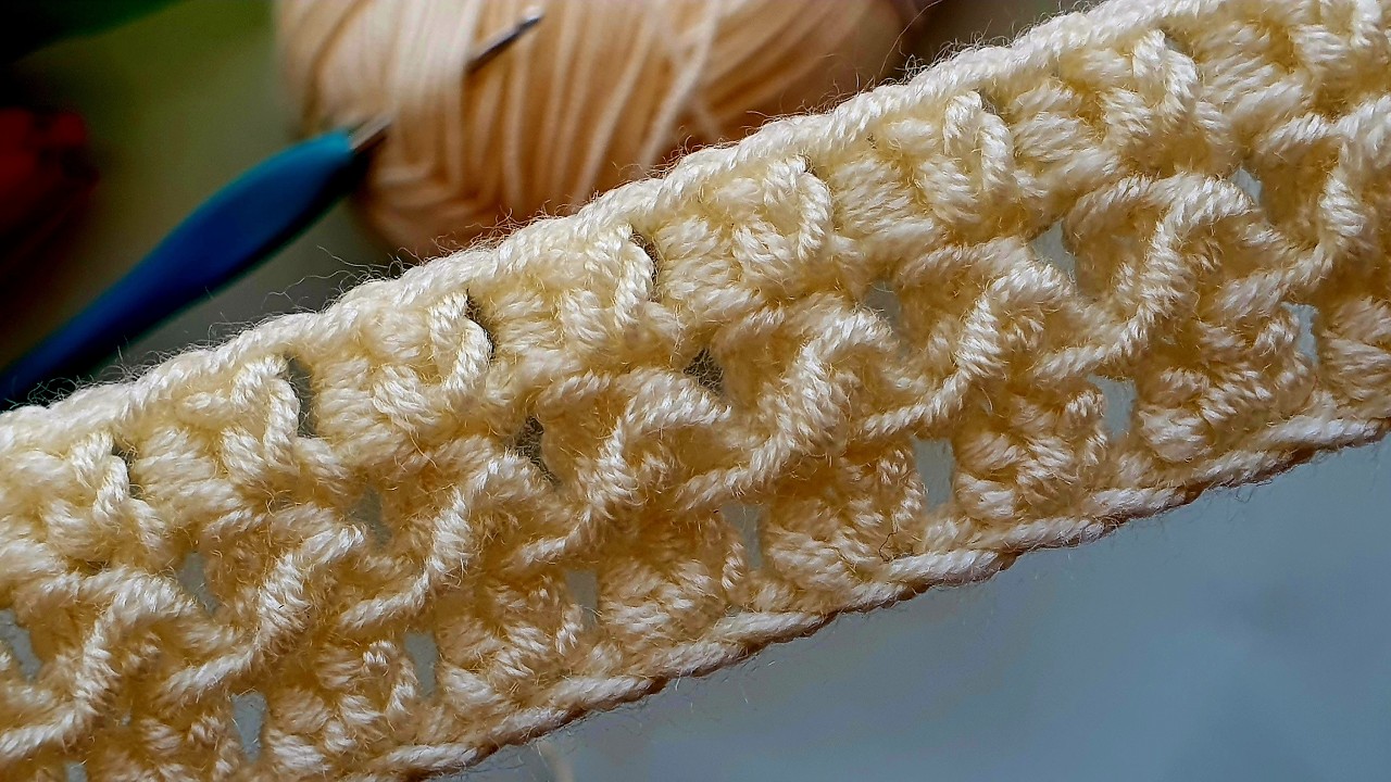 Super Easy Crochet pattern for Beginners ⚡️ 👌 New & Unusual Stitch for Blanket❗️