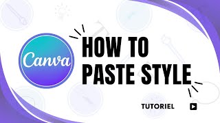 How to paste style in Canva