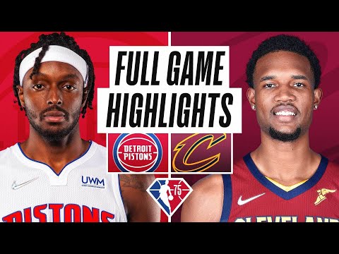 PISTONS At CAVALIERS FULL GAME HIGHLIGHTS November 12 2021 