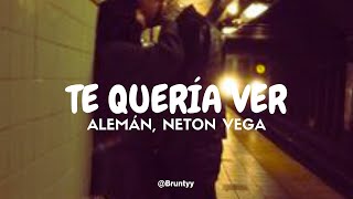 Alemán, Neton Vega - Te Quería Ver (Tradução/Legendado) Pt - Br