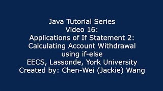 Famous EECS1021 Java Tutorial 16 Net Worth
