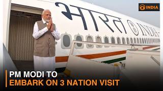 PM Modi to embark on 3 nation visit | DD India News Hour | 9 PM IST