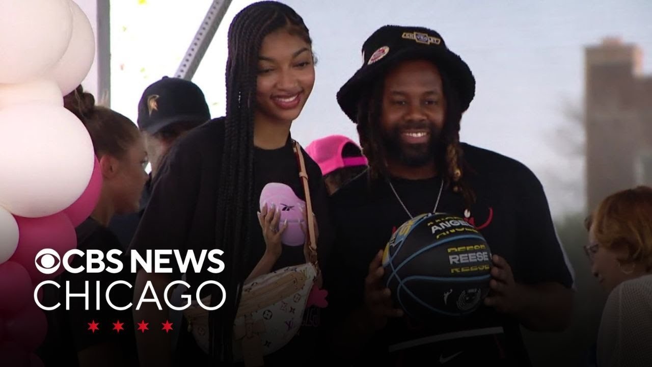 Angel Reese hosts back-to-school celebration for CPS students