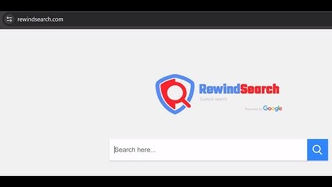 rewindsearch.com Hijacker - How to Remove rewindsearch.com & Fix search redirect?