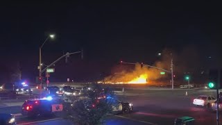 Chaotic night in Contra Costa County with sideshows crash fires